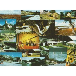Eidfjord og Sima kraftverk - Postkort