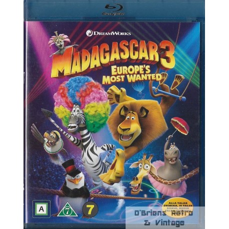 Madagascar 3 - Europe's Most Wanted - DreamWorks - Blu-ray