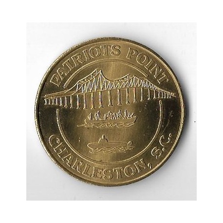 USS Yorktown CV10 Coin - Patriots Point Museum - Charleston - USA