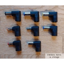 8 x plugger for strømadapter - Ulik form