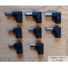 8 x plugger for strømadapter - Ulik form