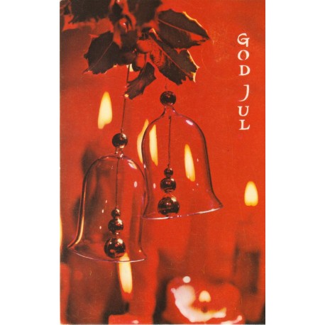 God jul - Bjeller - Postkort