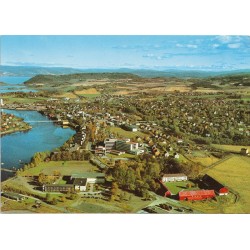 Levanger - Utsikt over stedet med sykehuset - Postkort
