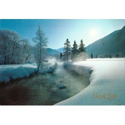 God jul - Vinterlandskap - Postkort