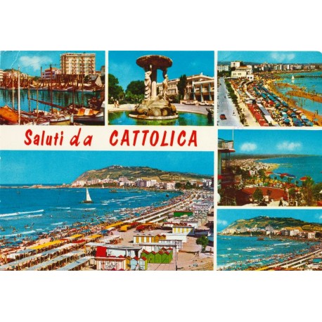 Italia - Rimini - Saluti da Cattolica - Postkort