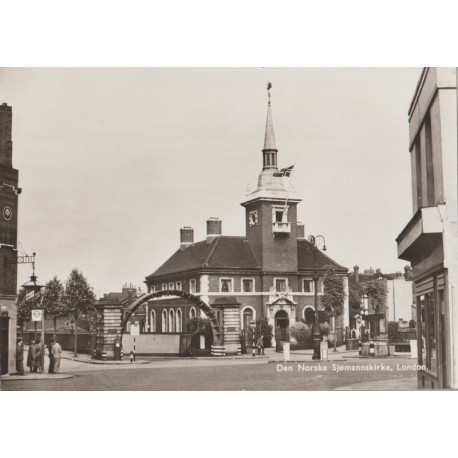 Storbritannia - London - Den Norske Sjømannskirken - Postkort