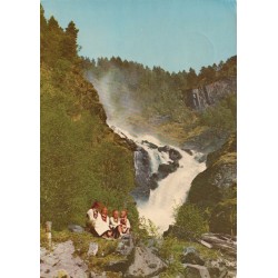 Hardanger - Låtefossen - Postkort