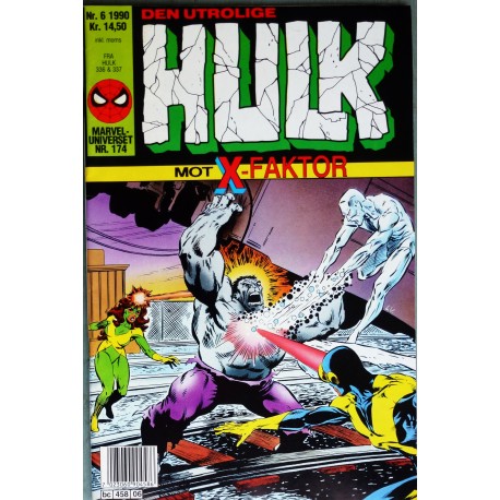 Hulk- Nr. 6- 1990- Hulk mot X-Faktor