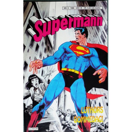 Supermann- Nr. 9- 1986- Luthors dommedag!