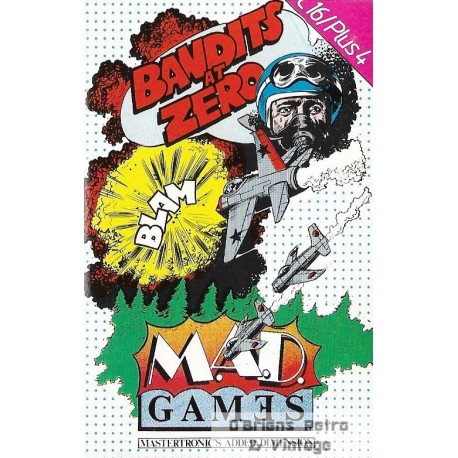 Bandits At Zero - M.A.D. Games - Commodore 16 - Plus 4
