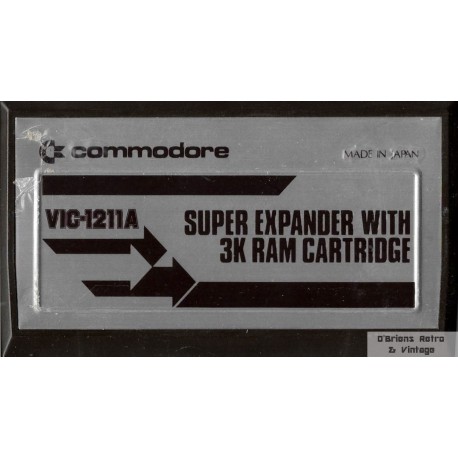 VIC-1211A - Super Expander With 3K RAM Cartridge - Commodore VIC-20