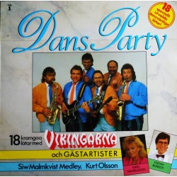 Vikingarna och gästartister- Dans Party (LP- Vinyl)
