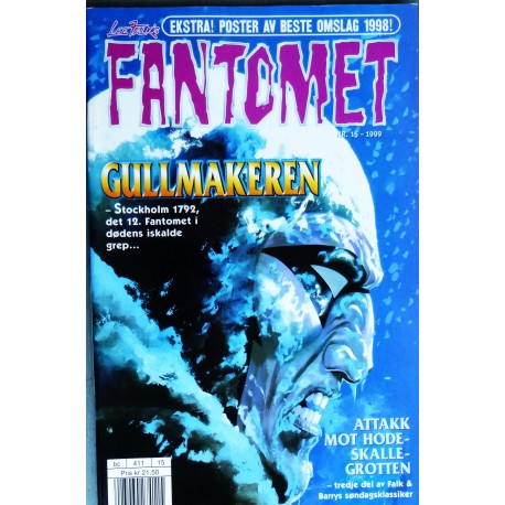 Fantomet- 1999- Nr. 15- Gullmakeren- Med plakat