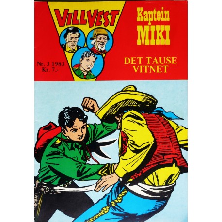 Vill Vest- 1983- Nr. 3- Kaptein Miki