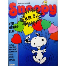 Snoopy- 1990- Nr. 1- Nytt månedsblad