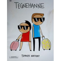 TegneHanne- Tenker koffert