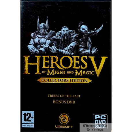 Heroes of Might and Magic V - Collectors Edition - Tribes of The East - Bonus DVD - Ubisoft - PC