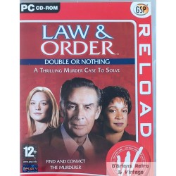Law and Order - Double or Nothing - PC CD-ROM
