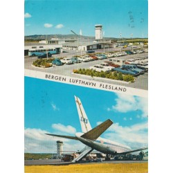 Bergen Lufthavn Flesland - Fly - Postkort