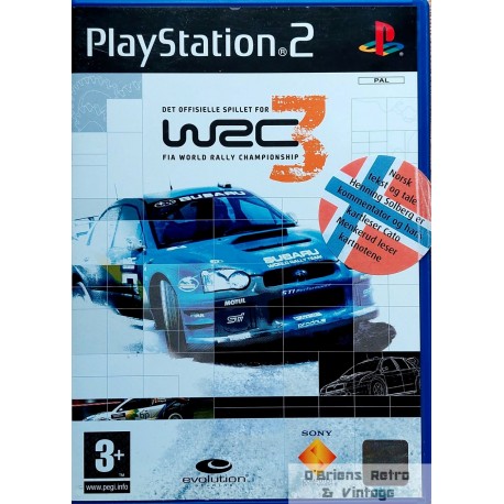 WRC 3 - FIA World Rally Championship - Playstation 2