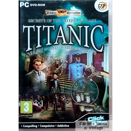 Hidden Mysteries - Secrets of the Fateful Voyage - Titanic - A Lost World of Hidden Objects - PC DVD-ROM