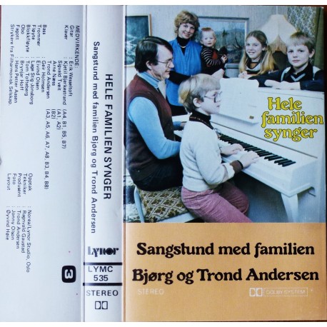 Sangstund med familien Bjørg og Trong Andersen
