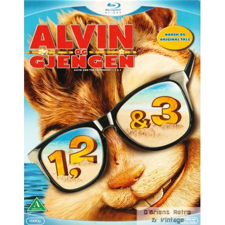 Alvin og gjengen - Tre filmer - Blu-ray