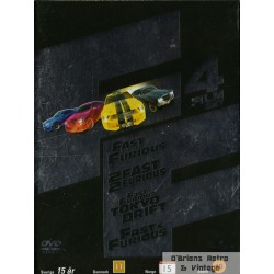 The Fast and the Furios - 4 Film Set - DVD