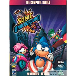 Sonic Underground - The Complete Series - 40 Episodes - 10 Discs - SEGA - DVD