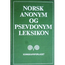 Norsk anonym og psevdonym- Leksikon