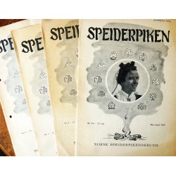 Speiderpiken- Fire magasiner fra 1949