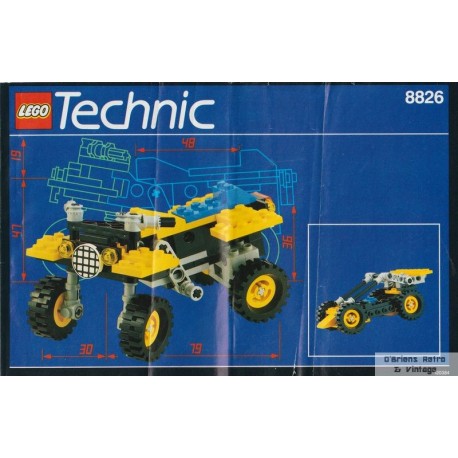 LEGO - Instruksjoner - Technic - 8826 - ATX Sport Cycle