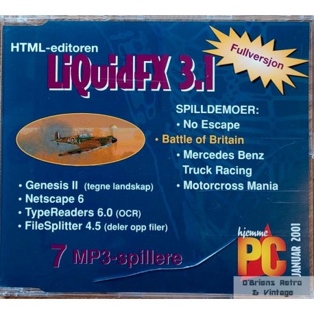 Hjemme-PC - Cover-CD - 2001 - Januar - LiQuidFX 3.1 - PC