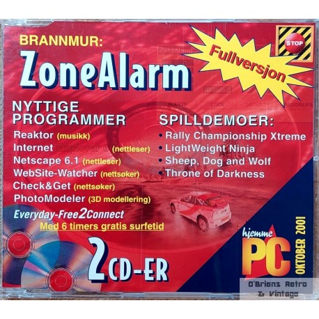 Hjemme-PC - Cover-CD - 2001 - October - ZoneAlarm - PC