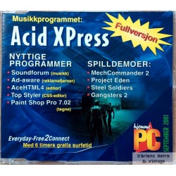 Hjemme-PC - Cover-CD - 2001 - September - Acid XPress - PC