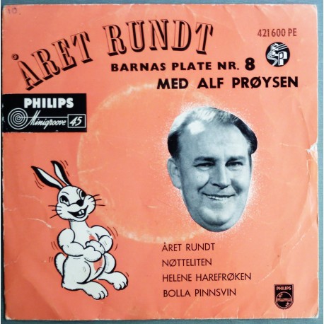 Alf Prøysen- Året rundt-Barneplate nr. 8 (EP-Vinyl)