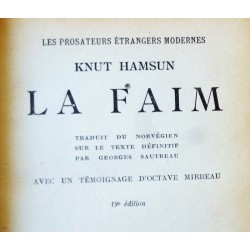 Knut Hamsun- La Faim