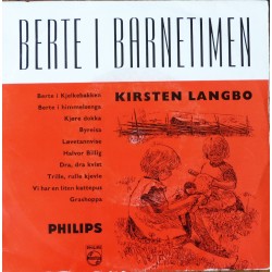 Kirsten Langbo- Berte i Barnetimen (EP-vinyl)