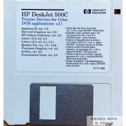 HP DeskJet 500C Printer Drivers for Color DOS Applications v.2.1 - PC