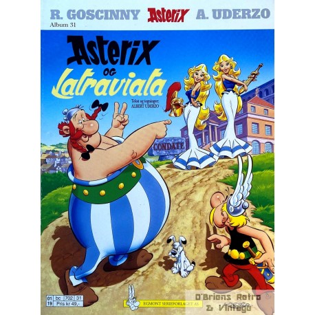 Asterix - Nr. 31 - Asterix og Latraviata - 1. opplag