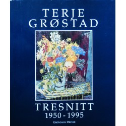 Terje Grøstad- Tresnitt 1950- 1995- To signerte!