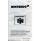 Nintendo 64 - Consumer Information - NUS-EUR-3