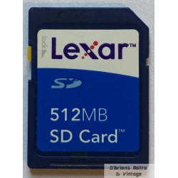 Lexar - SD Card - 512 MB