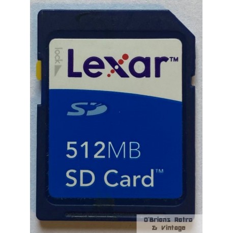 Lexar - SD Card - 512 MB