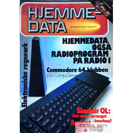 Hjemmedata - 1984 - Nr. 8 - Elektroniske regneark