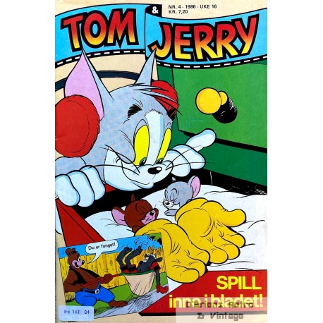 Tom & Jerry - 1986 - Nr. 4 - Spill inne i bladet!