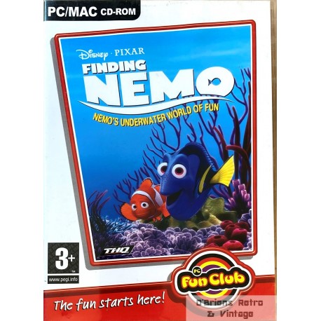 Finding Nemo - Nemo's Underwater World of Fun - PC CD-ROM