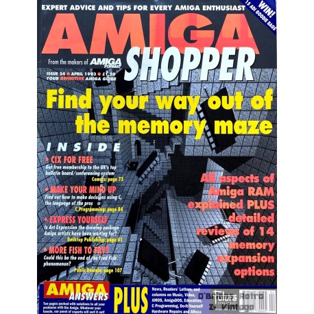 Amiga Shopper - 1993 - April - Issue 24 - Find your way out of the memory maze