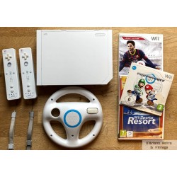 Nintendo Wii - Stor pakke - Komplett konsoll med Mario Kart og andre spill