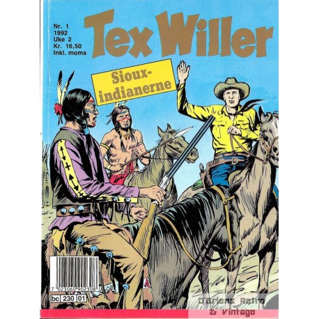 Tex Willer - 1992 - Nr. 1 - Sioux-indianerne